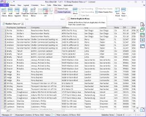 Removing Duplicates